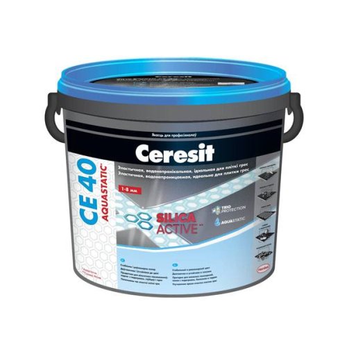 Ceresit затирка для швов CE 40, бежевая №43, 5 кг