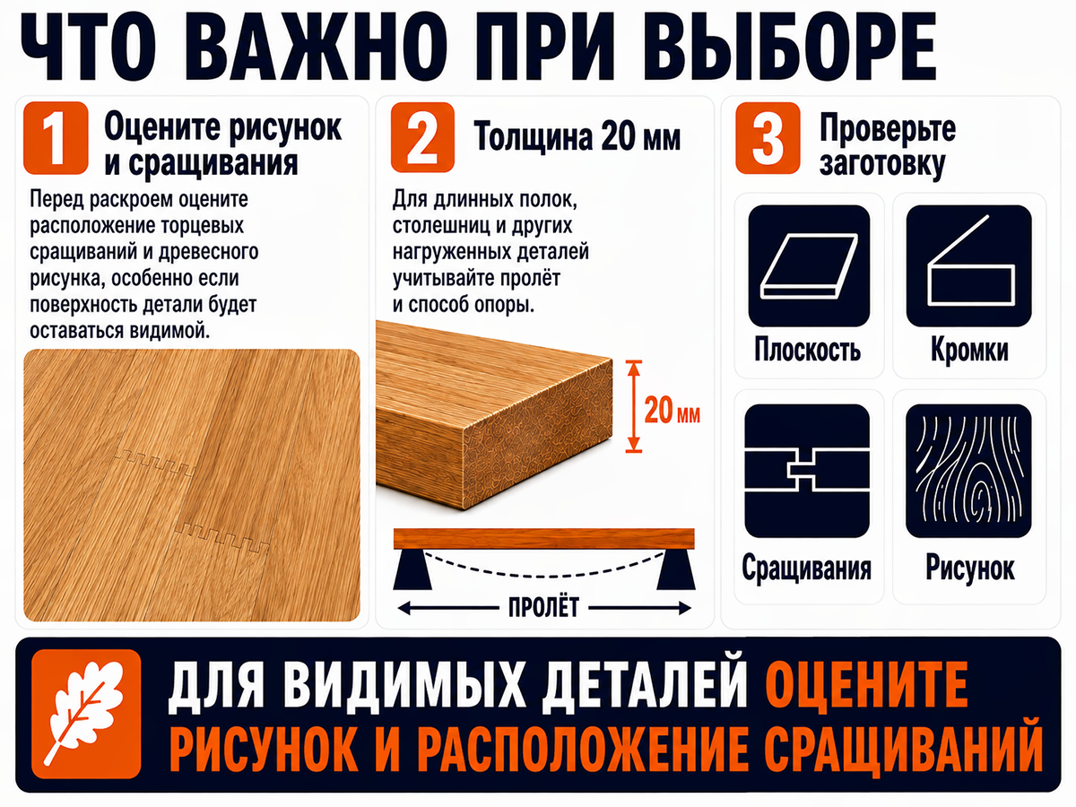 Мебельный щит из дуба сращённый, 2000×600×20 мм, сорт 2/3 фото 5