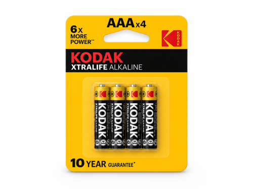 Kodak батарейки Xtralife AAA (LR03), 1,5 В, 4 шт