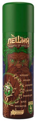 Средство репеллентное "Комплексная защита от кровососущих насекомых и клещей "ЛЕШИЙ", 150 мл /4600171532995/ (Страна пр-ва РФ, страна ввоза РФ)