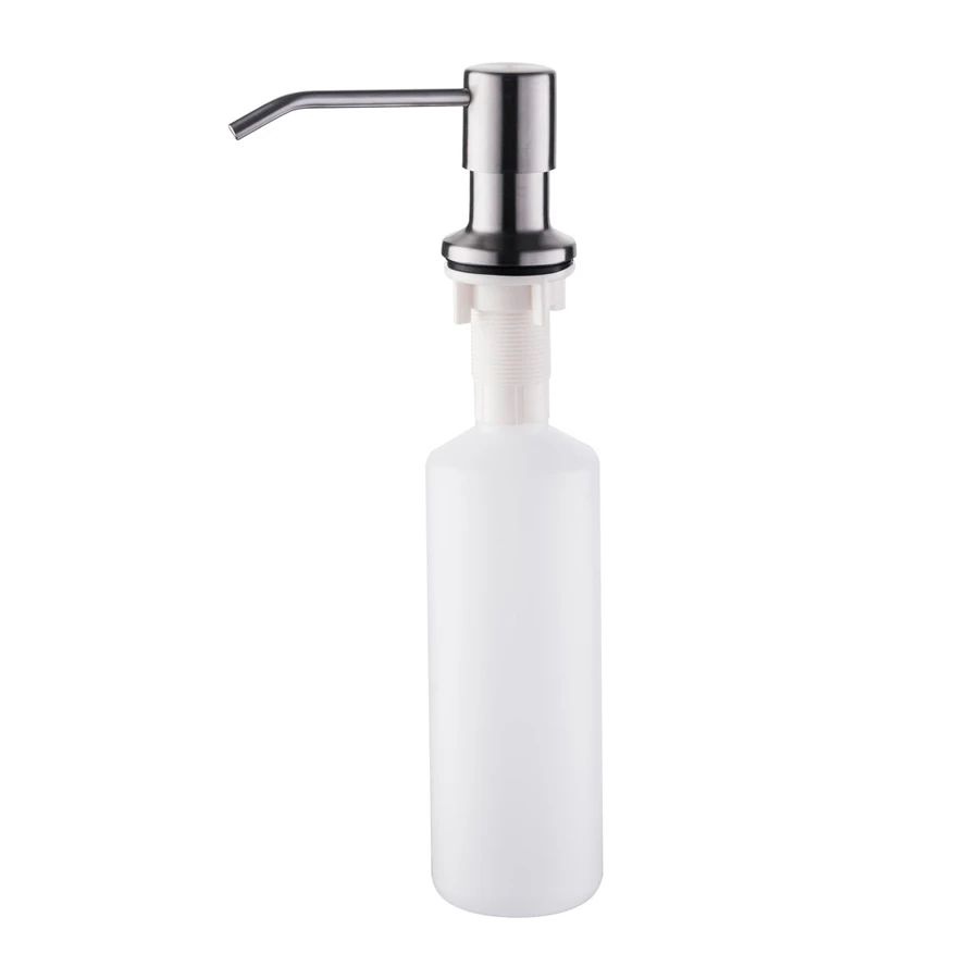 Комплект Мойка WA11-12 бело-черная Wisent+Смеситель W4998-3-28 вайт Wisent+Дозатор WW405A сатин Wisent