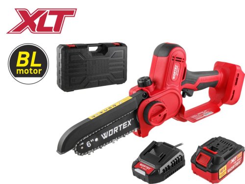 Мини-пила аккумуляторная WORTEX CEC 2518 ALL1 XLT SET, 18 В, шина 10 см
