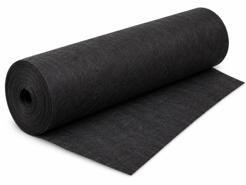 Геотекстиль ECOTEX GEO 150, чёрный, ширина 1,6 м, 40 м²