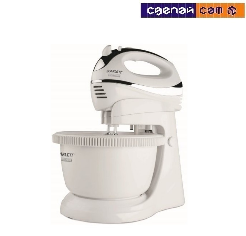Миксер SCARLETT  SC-HM40B01 White