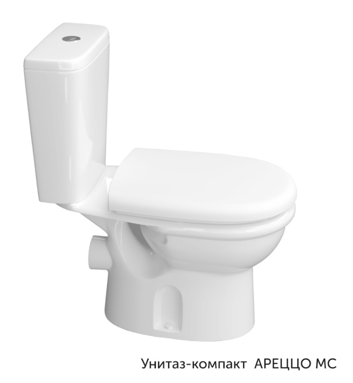 Унитаз-компакт Ареццо МС Алкапласт белый с1, Республика Беларусь   
