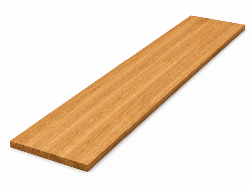 Мебельный щит из дуба 2000×600×20 мм, цельноламельный, сорт 1/2