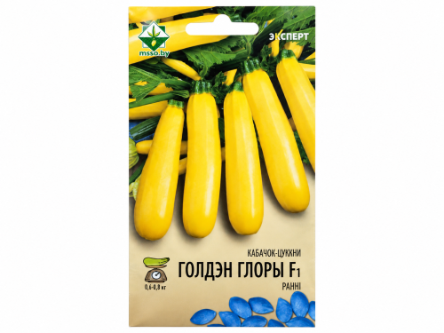 Семена кабачка МинскСортСемОвощ Эксперт Голден Глори F1, 6 шт.