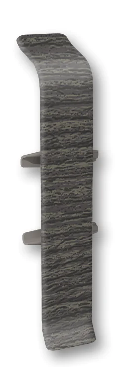 Соединитель  для плинтуса 70мм "Идеал Деконика", 352 Каштан серый