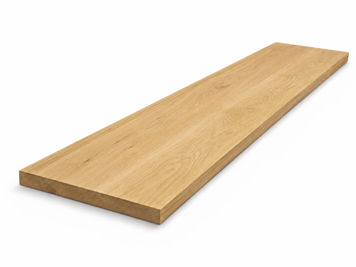 Мебельный щит из дуба 1200×200×20 мм, цельноламельный, сорт 1/2
