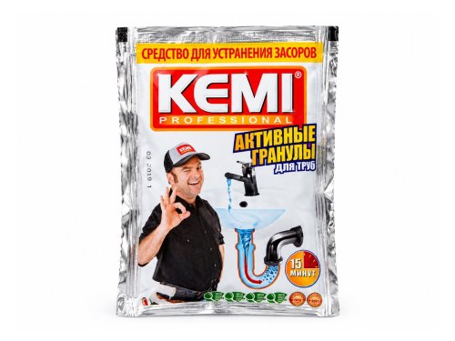 Средство для удаления засоров KEMI Professional «Активные гранулы», 70 г