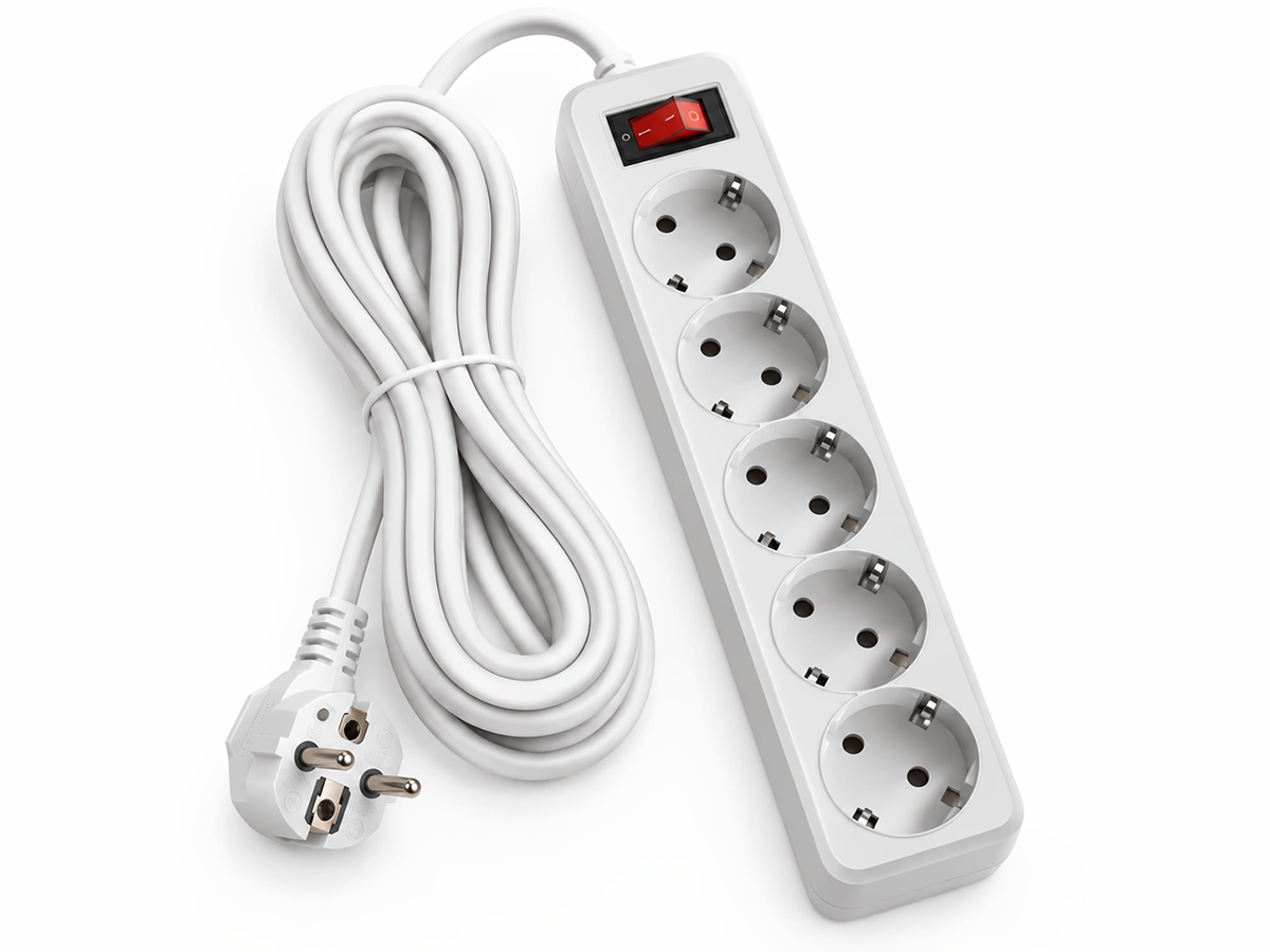 Power Cube сетевой фильтр B, 5 м, 5 розеток, серый