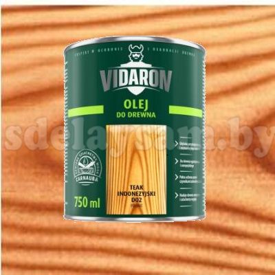 Масло для древесины D03 0,75л ироко экзотик VIDARON
