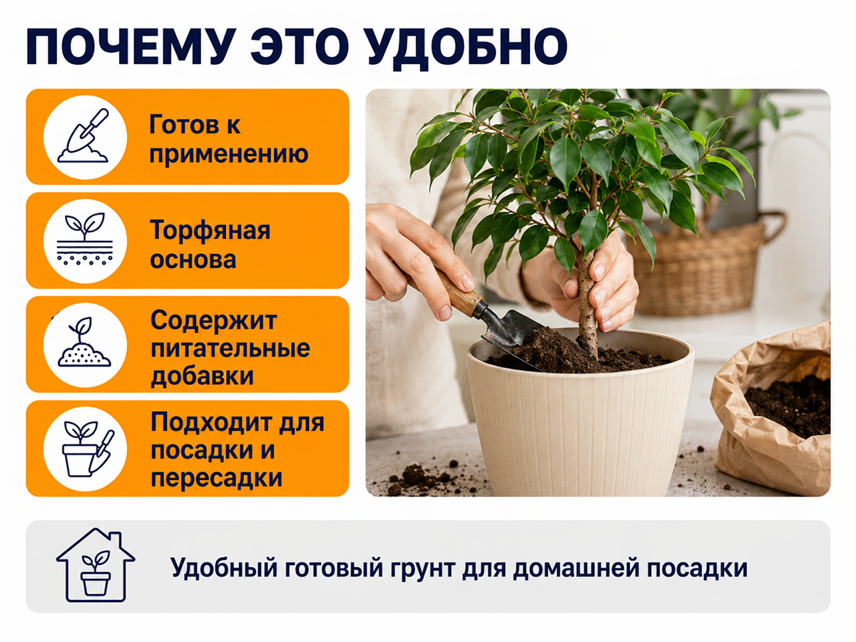 Скорая помощь грунт для фикусов, 2,5 л фото 4