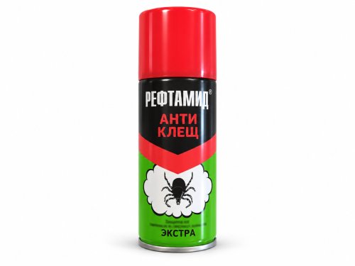 Аэрозоль «Рефтамид Экстра Антиклещ» для обработки одежды, 100 мл