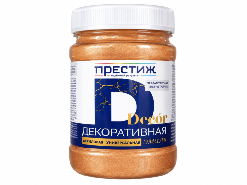 Эмаль акриловая декоративная Престиж, бронзовый перламутр, 0,23 кг