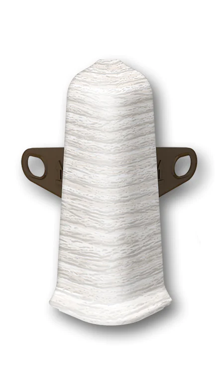 Угол наружный  для плинтуса 70мм "Идеал Деконика", 265 Клен патина