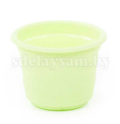 Горшок цветочный "Ксения" №4 - 1.25 л бледно-зеленый