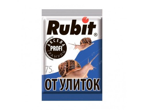 Средство от улиток и слизней РУБИТ АКСЕЛА 75 г