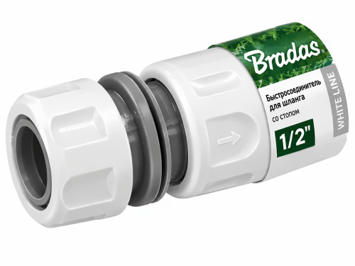 Bradas быстросоединитель для шланга White Line WL-2140, 1/2″, с автостопом