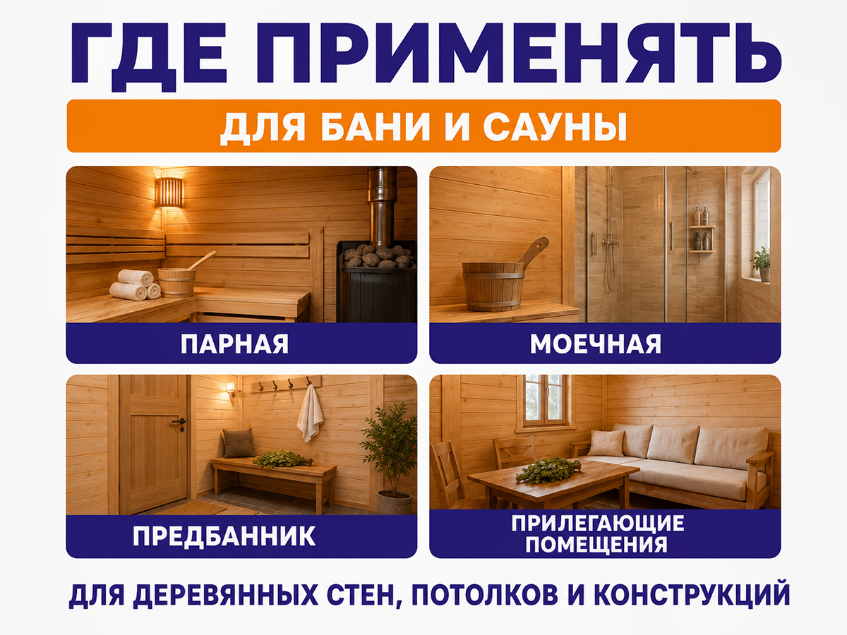 Антисептик для бань и саун GOLDBASTIK BB 21, 5 л фото 3