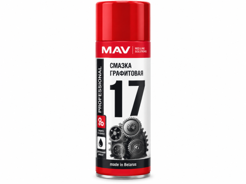 Смазка графитовая MAV Graphite Grease, аэрозоль 520 мл, 34826-280