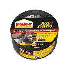 Момент лента клеящая Хозлента универсальная черная 10 м 1690072
