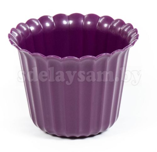 Горшок цветочный "Виола"  h=110 мм - 1 л фиолетовый