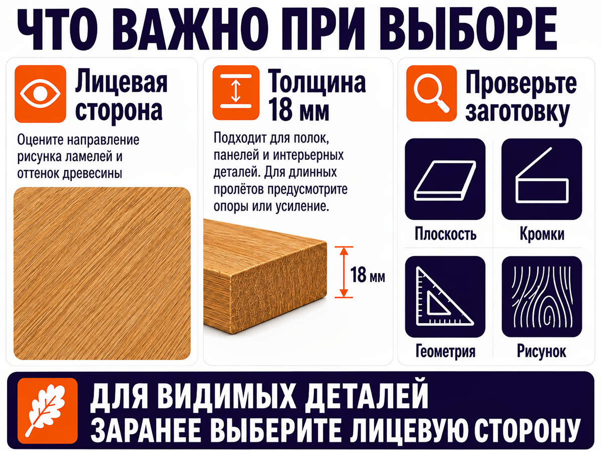 Мебельный щит из дуба цельноламельный, 1600×500×18 мм фото 5