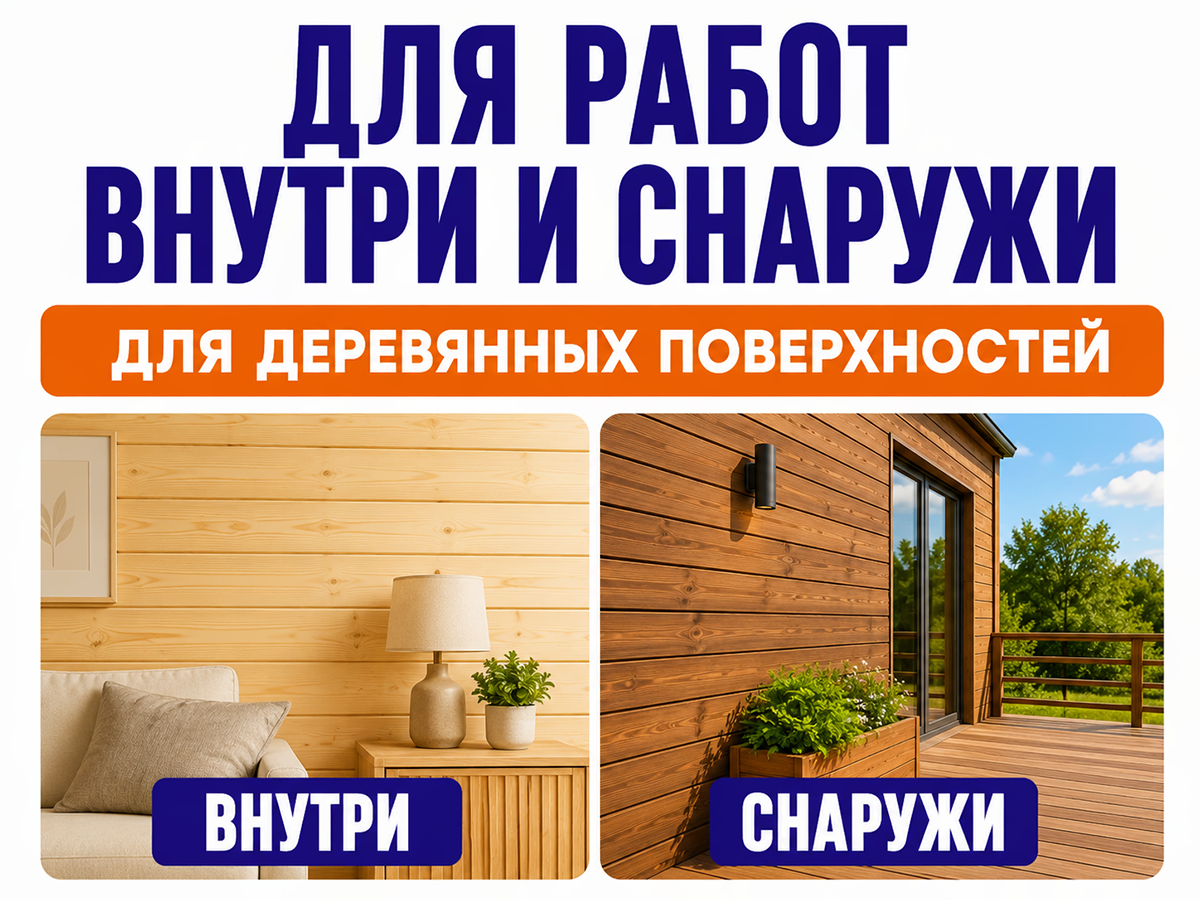 Пропитка декоративная NORDEN WOOD, серый, 2,25 кг фото 2