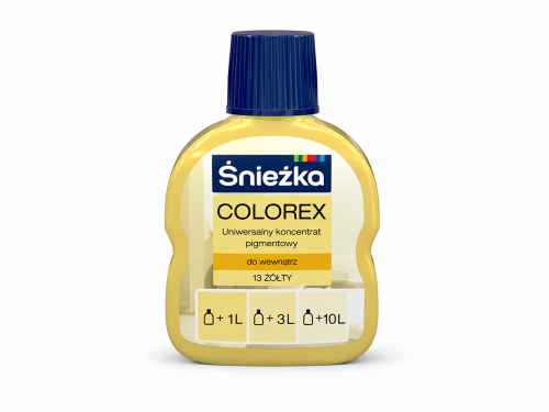 Колер Sniezka Colorex №13 «Жёлтый», 100 мл