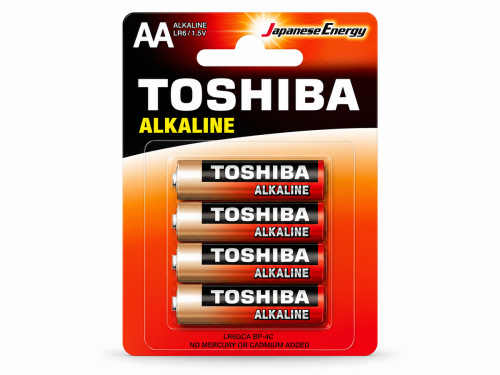 Toshiba батарейки AA (LR6), 1,5 В, 4 шт