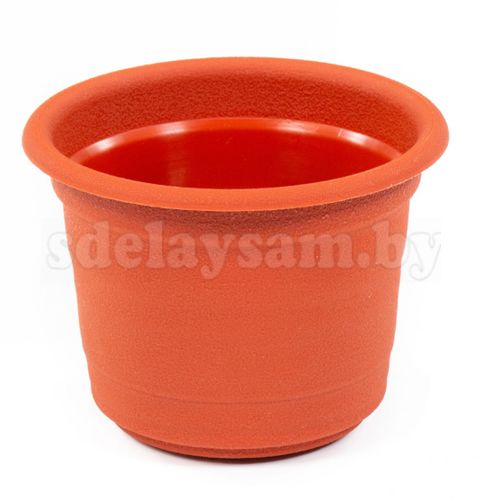 Горшок цветочный "Ксения" №4 - 1.25 л коричневый