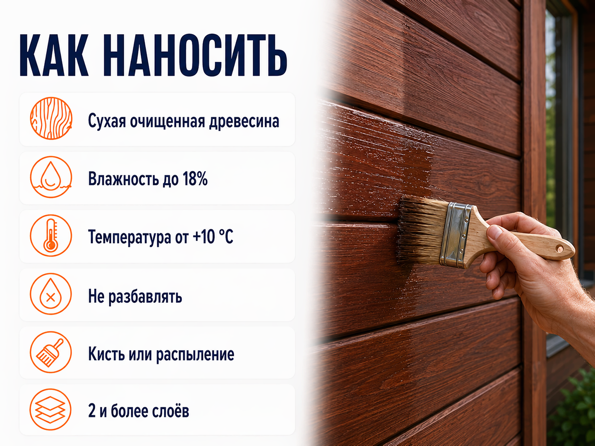 Состав PROFITEX декоративно-защитный для древесины «Палисандр», 3 л (2,2 кг) фото 6
