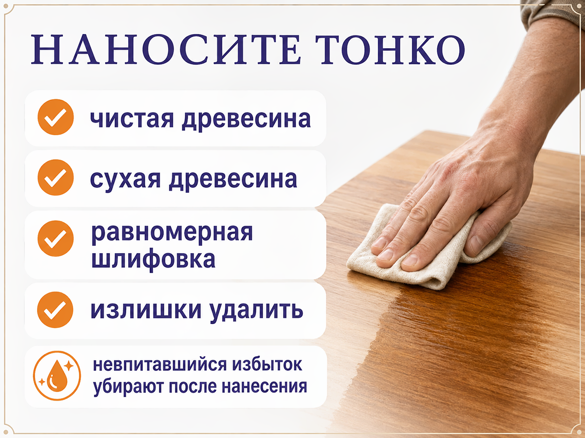 Пропитка натуральная «Белые луга» — Масло №8 для рабочих поверхностей, 0,9 кг фото 5
