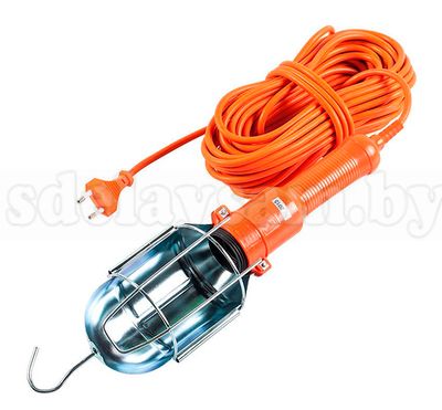 Светильник-переноска LUX ПР-60-05 оранжевый 5 метров 60W E27