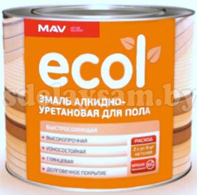 Эмаль МАВ ПФ-266 медно-коричневая  ECOL для пола  2 кг / упак. 2,4 л