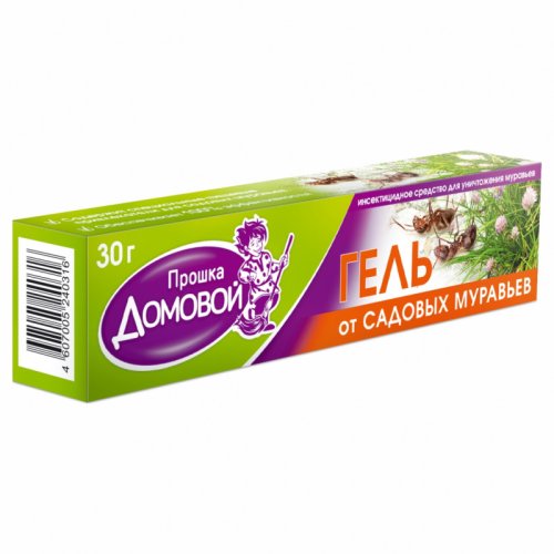 Домовой "Гель от садовых муравьев", шприц 30 гр., /4607005240316/ (Страна пр-ва РФ, страна ввоза РФ)