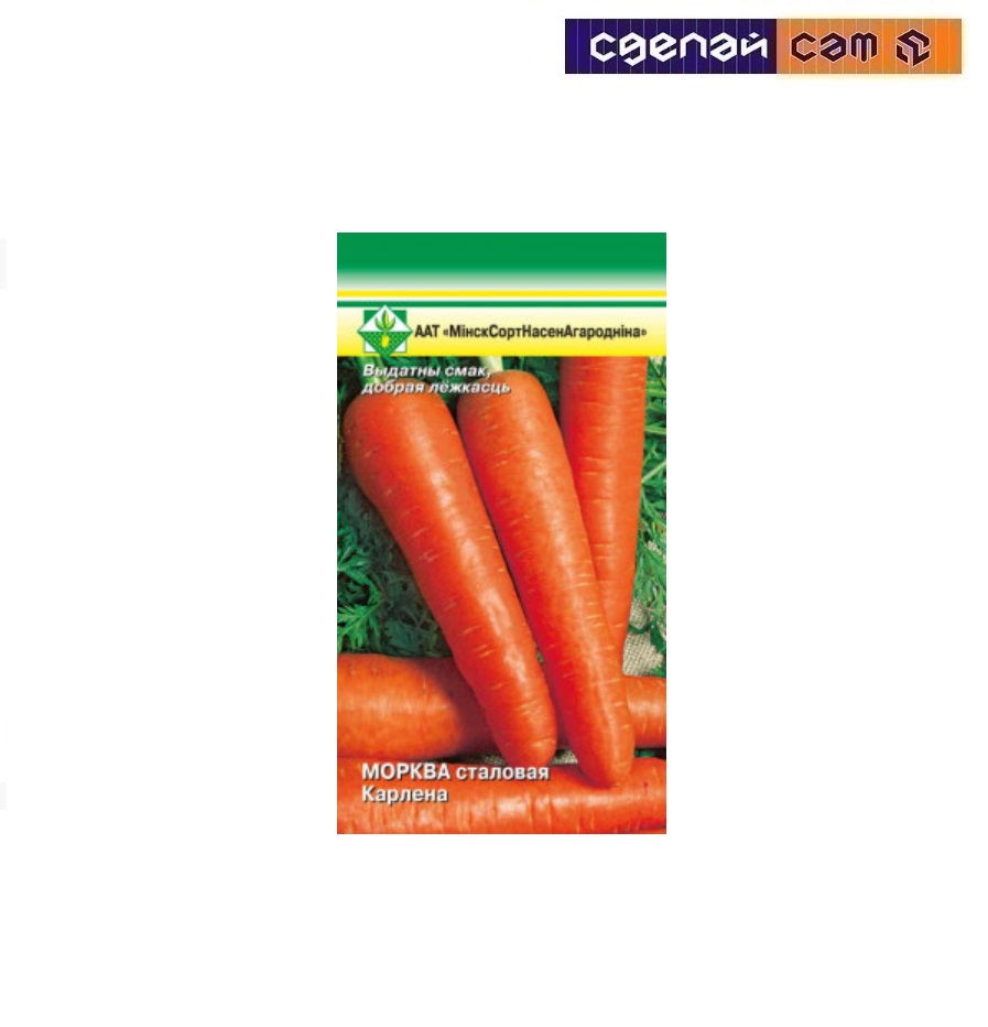 МинскСортСемОвощ семена моркови столовой Карлена, 2 г