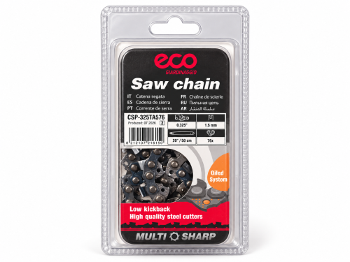 Цепь пильная ECO CSP-325TA576, 50 см (20″), шаг 0,325″, 1,5 мм, 76 звеньев