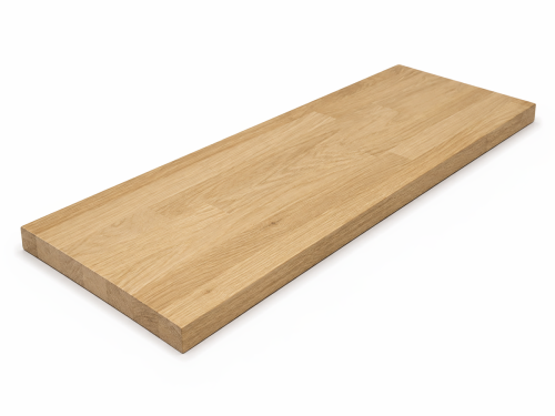 Мебельный щит из дуба 1000×300×20 мм, цельноламельный, сорт 1/2