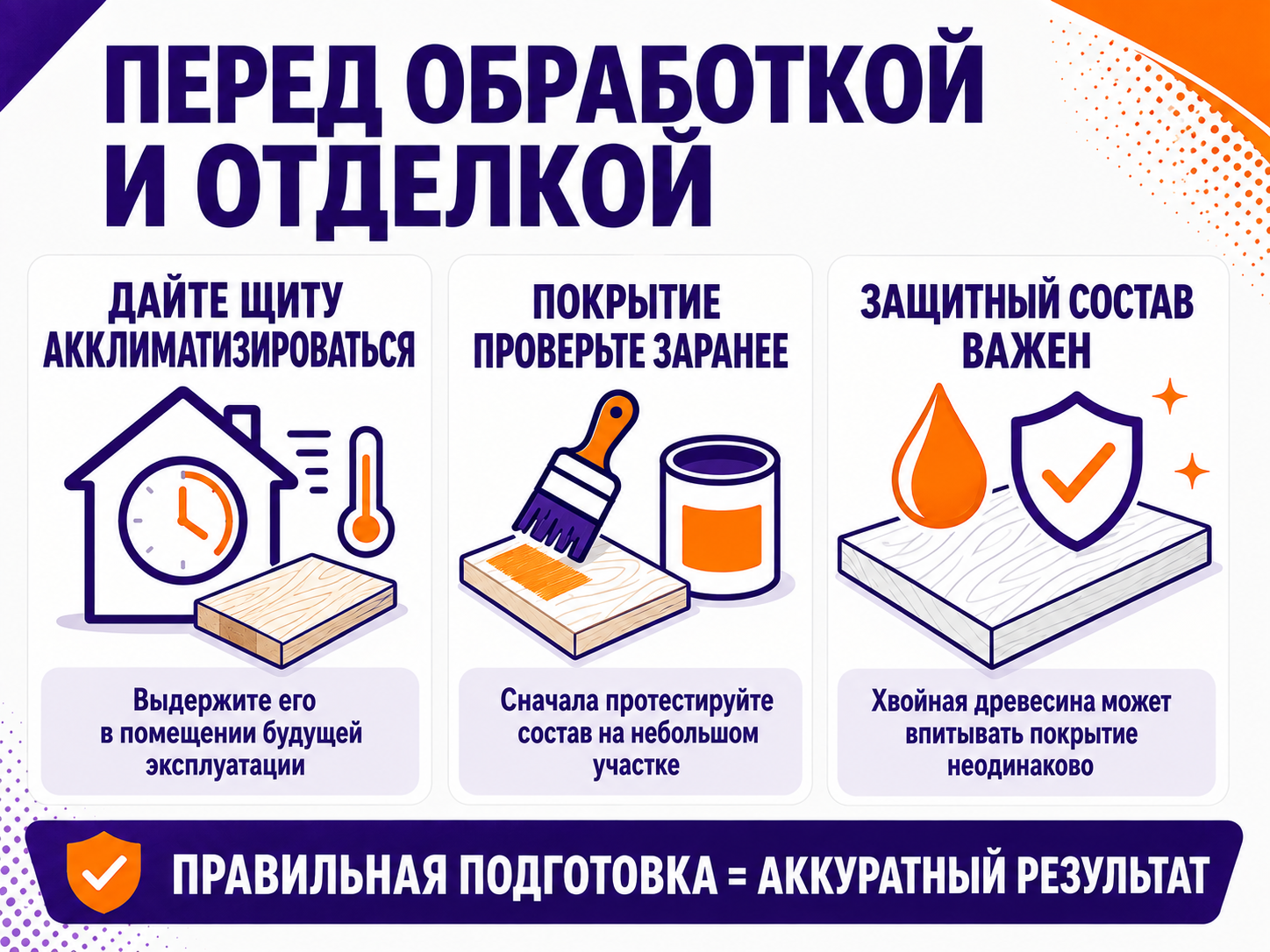 Мебельный щит из сосны/ели 400×400×18 мм, сорт 1/2