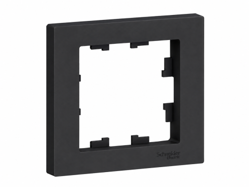 Systeme Electric рамка AtlasDesign ATN001001, 1 пост, карбон