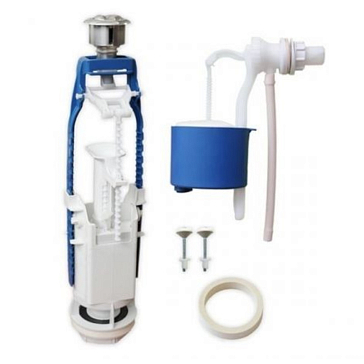 Арматура А 77.56.14.3 (2-кнопка хром, боковой подвод)