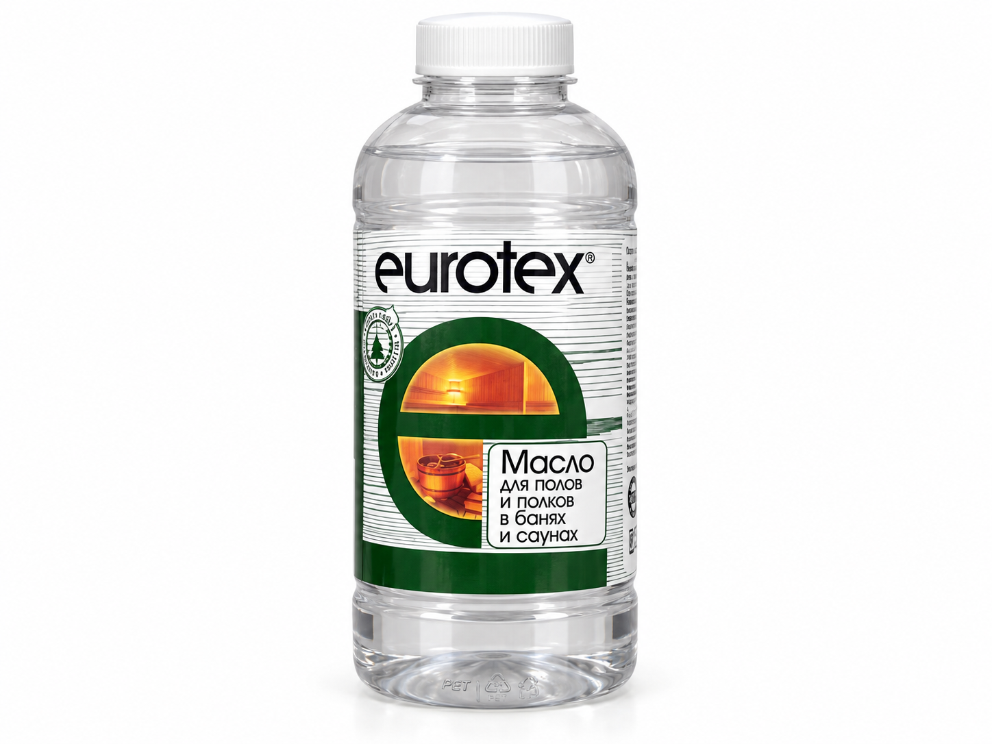 Масло для защиты полка EUROTEX-Сауна, 0,8 л