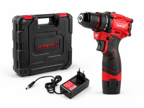 Аккумуляторная дрель-шуруповёрт WORTEX LX BD 1215-1 Li, 12 В
