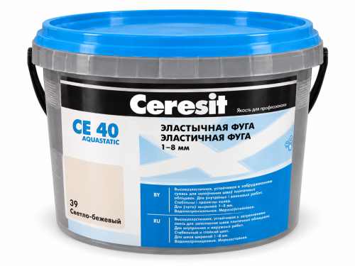 Ceresit затирка для швов CE 40, светло-бежевый