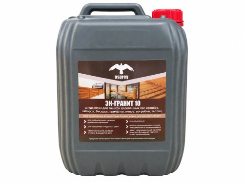 Антисептик для древесины Osprey ЭК-Гранит 10, 10 л