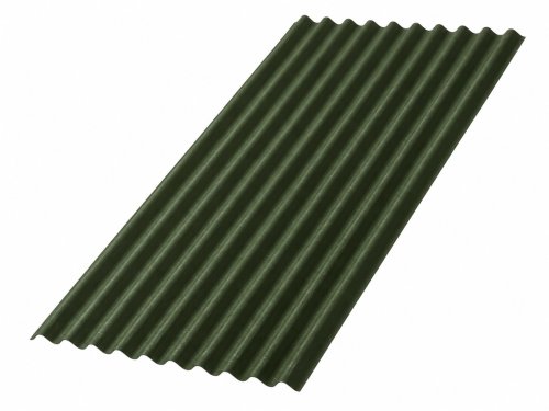 Лист кровельный Ондулин Смарт, 1,95 × 0,95 м, зелёный