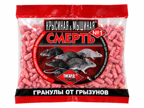 Средство «Крысиная смерть №1» гранулы от грызунов, 100 г