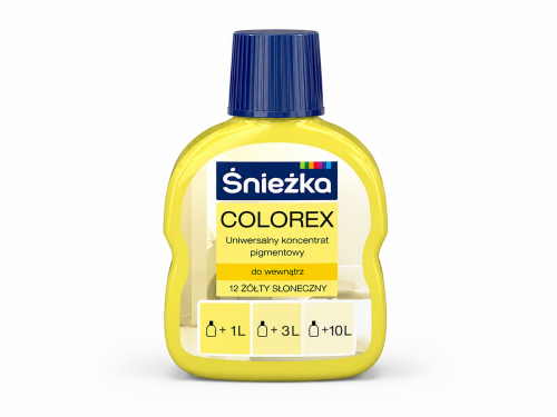Колер Sniezka Colorex №12 «Жёлтый солнечный», 100 мл